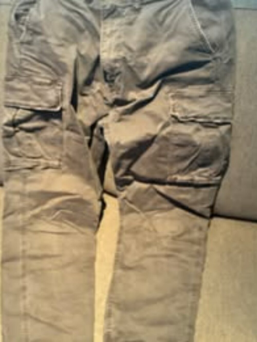 AE Flex Lived-In Cargo Pant in Olive Moss Size 30x30